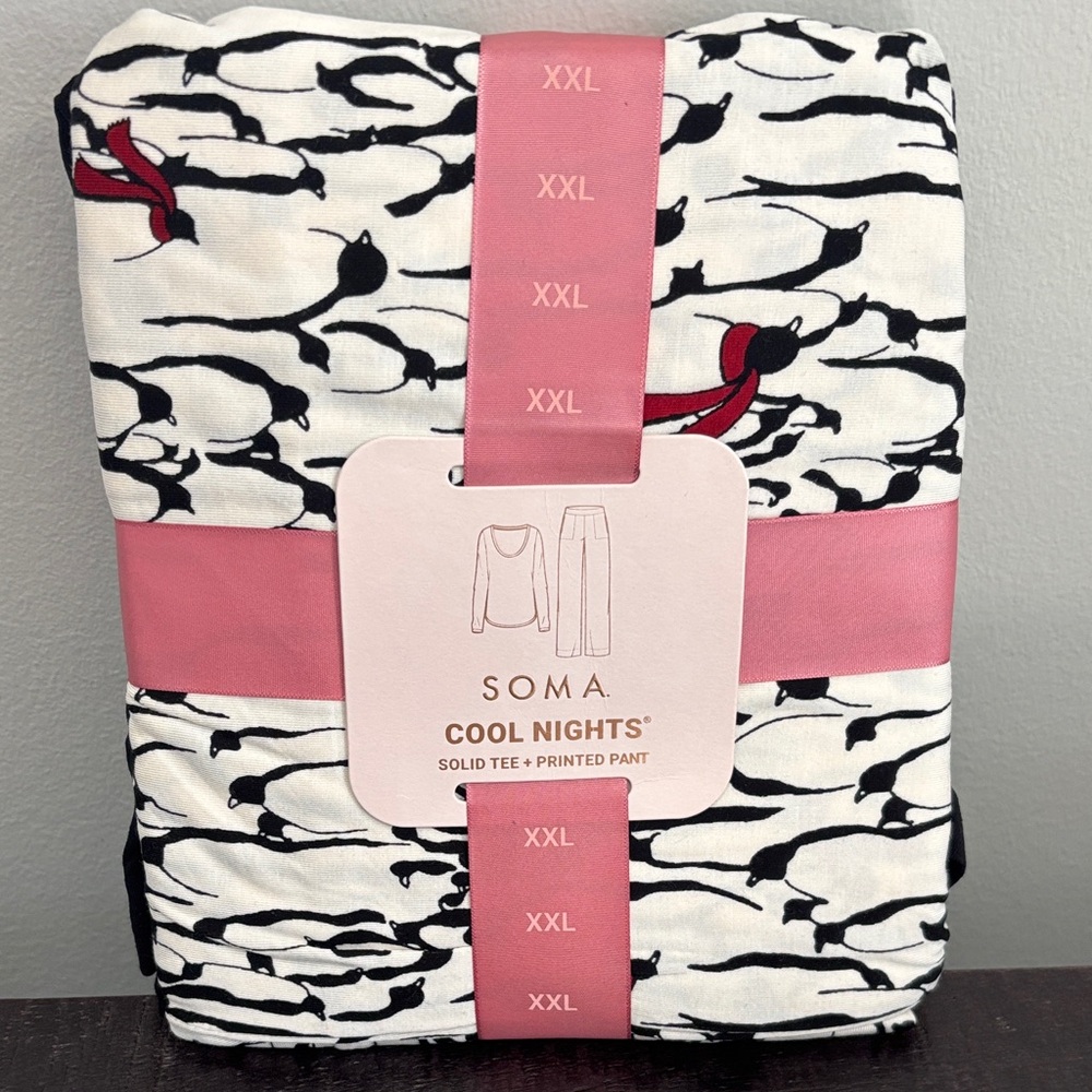 Soma Cool Nights “Penguins” Pajama Set 🐧
